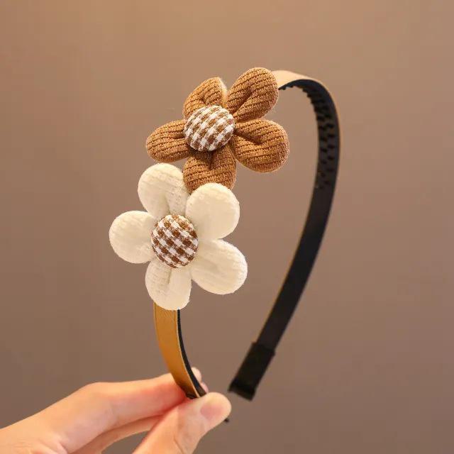 2024 Korean Green Headband & Hairpin for Girls - Trendy Douyin Style High-Value Headdress for Kids