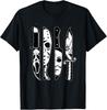 Halloween Horror Movie Characters In Knives Scary Halloween  Unisex T-Shirt
