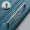 KAK Zinc Alloy Pearl Gray Gold Cabinet Handles Solid Drawer Knobs Kitchen Cupboard Door Pulls Furniture Handle Cabinet Hardware