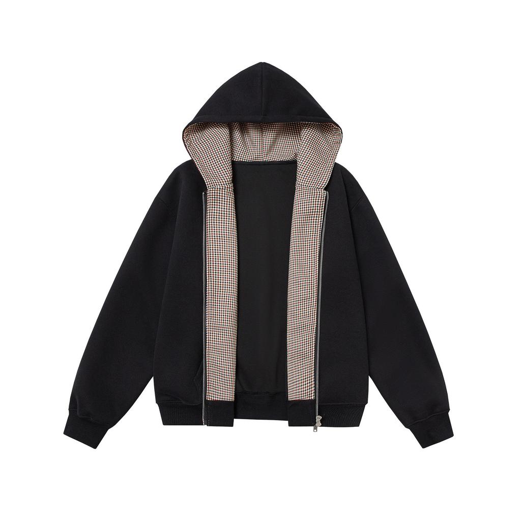 Unisex Color Block Zipper Cardigan Hoodie - Trendy Casual Autumn/Winter Jacket