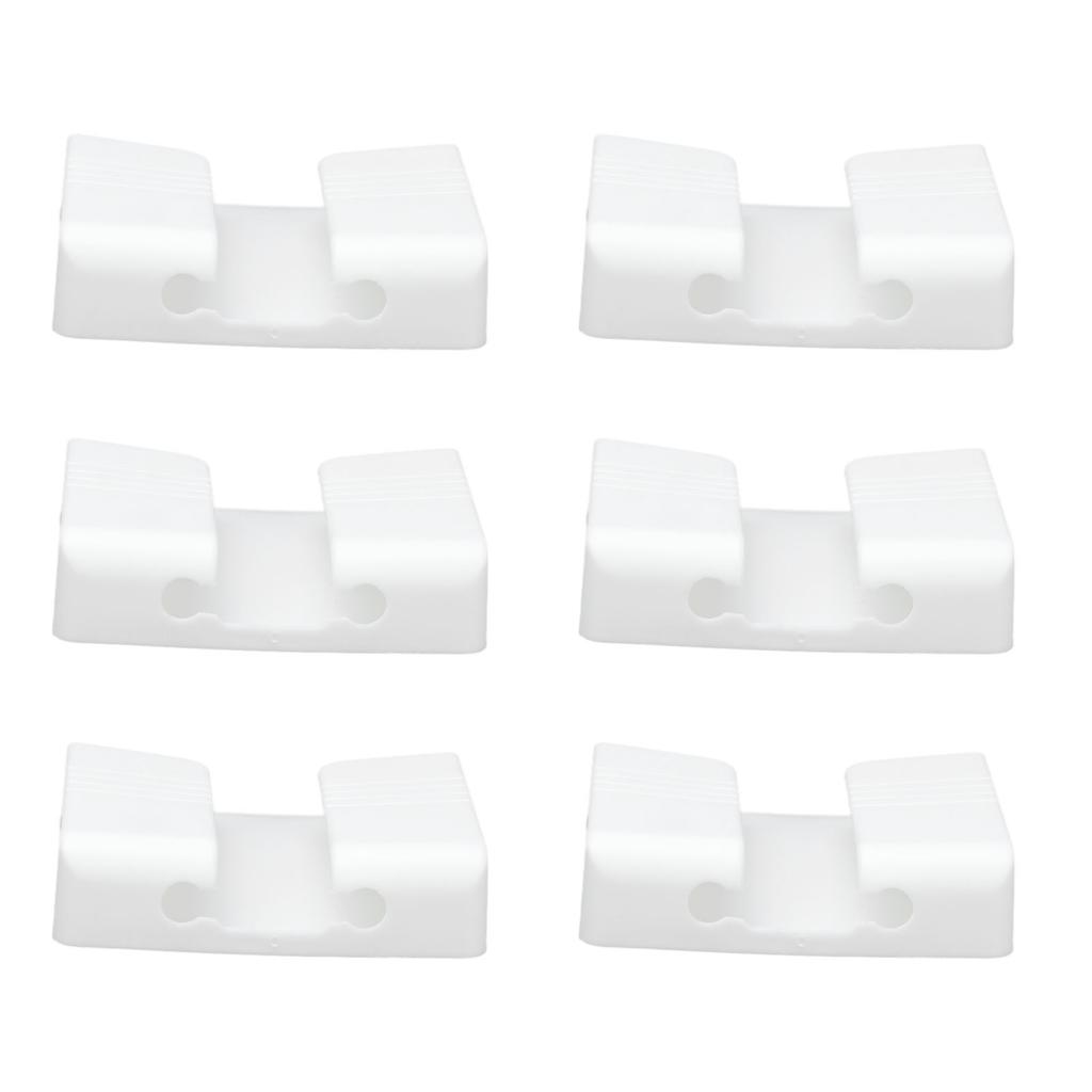 6Pcs Wall Mount Phone Holder   Adhesive Mobile Phone Charging Stand for Home Bedroom Bathroom