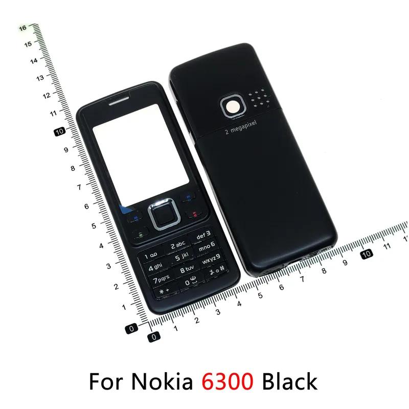 For Nokia 6300 C3 C3-00 C5 C5-00 6303 Battery Back Cover Front Keyboard Housing Case