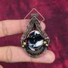 White Buffalo Turquoise Pendant Real Gemstone Pendant Copper Wire Wrapped Jewelry