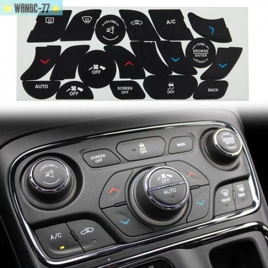Ac Climate Control Button Repair Decals Stickers Fits For Chrysler 200 2014-2017