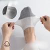 Invisible Socks, Men's Boat Socks, Summer Thin Pure Cotton Antibacterial, Deodorizing, Anti-drop, Mesh Breathable Short Socks