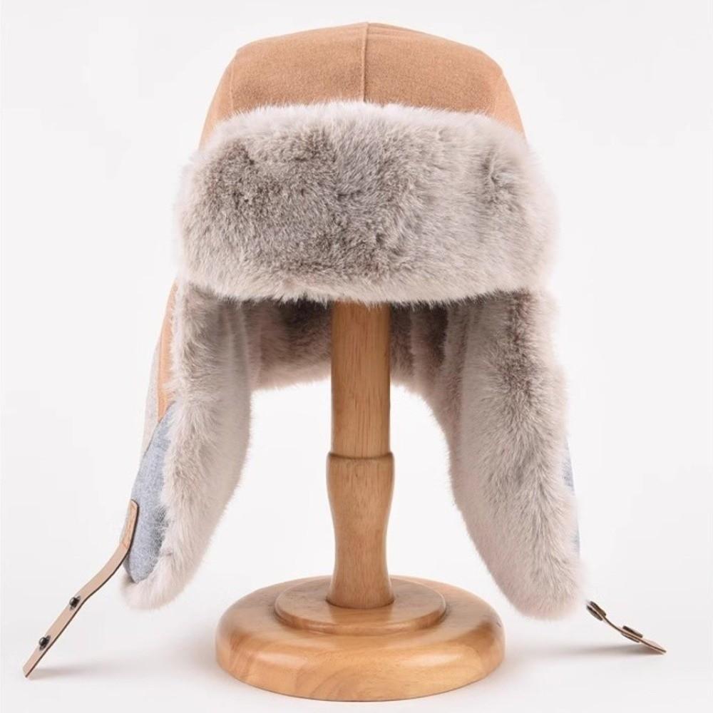 Waterproof Russian Bomber Cap Warm Winter Thermal Hat Vintage Earflap Hat Winter Season