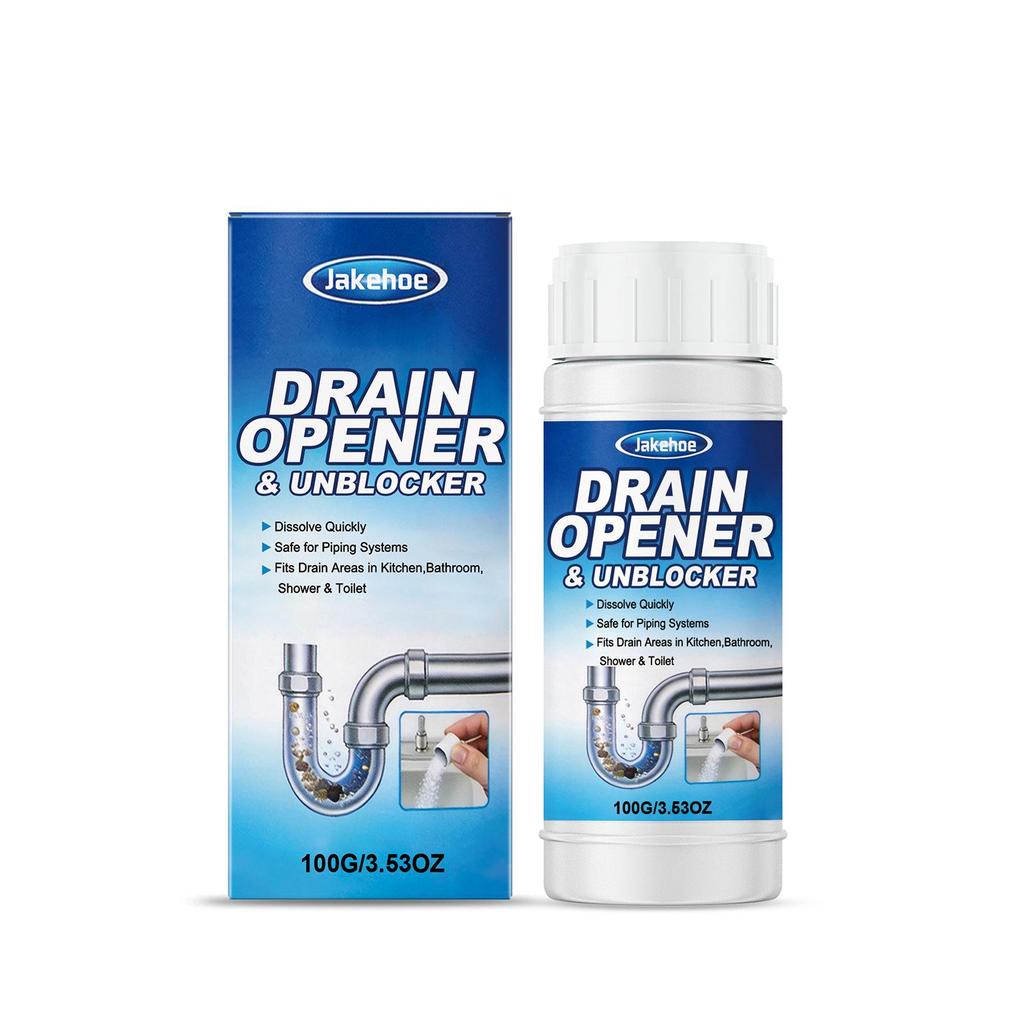 JAKEHOE Pipe Dredger: Hair & Grease Cleaner for Kitchen, Bathroom, Toilet Drains