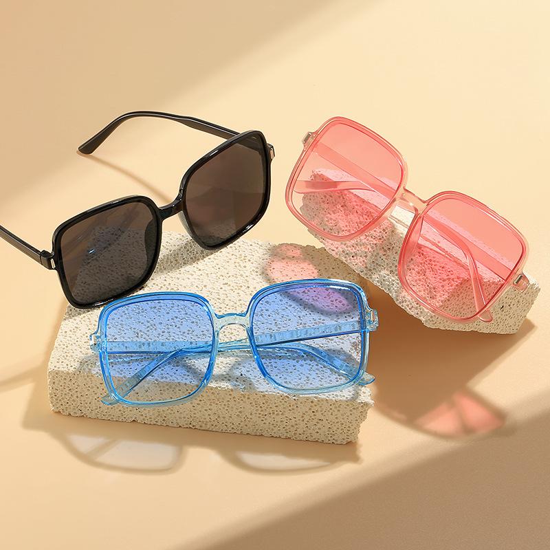 Large Box Sunscreen Fashion Sunglasses Women'S Uv Protection Gradual Change Color Korean Version Of Glasses Men'S Street Sunglasses