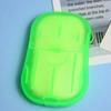 Disposable Soap Tablets Soap  Paper Sheets Portable Travel Fragrance Bath Towels  Foam Paper Soap Boxes Soap Sheets Soap Dish