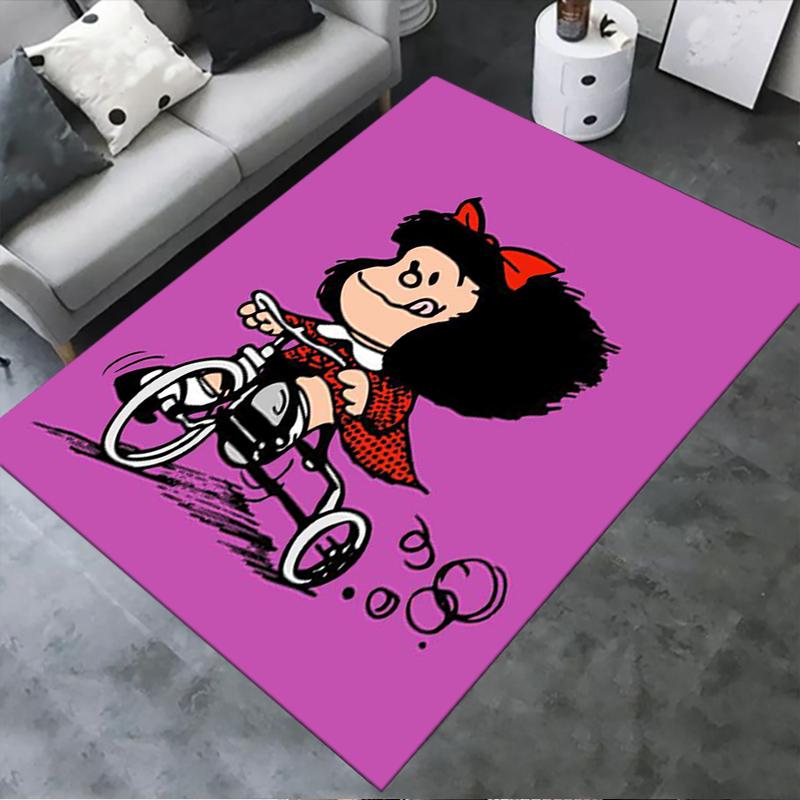 2025 Nieuw Mafalda Tapijt Vloerkleed voor Woonkamer Slaapkamer Huis Bank Decoratie, Kinderen Spelen Antislip Vloermat 79