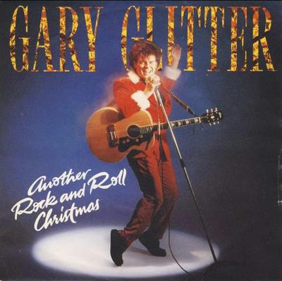 7inch Record GARY GLITTER  Another Rock And Roll Christmas ARIST592 Arista 1984 UK Rock Used