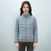 Women's new national standard 90 down simple down solid color women's stand-up collar women's clothing light down jacket women