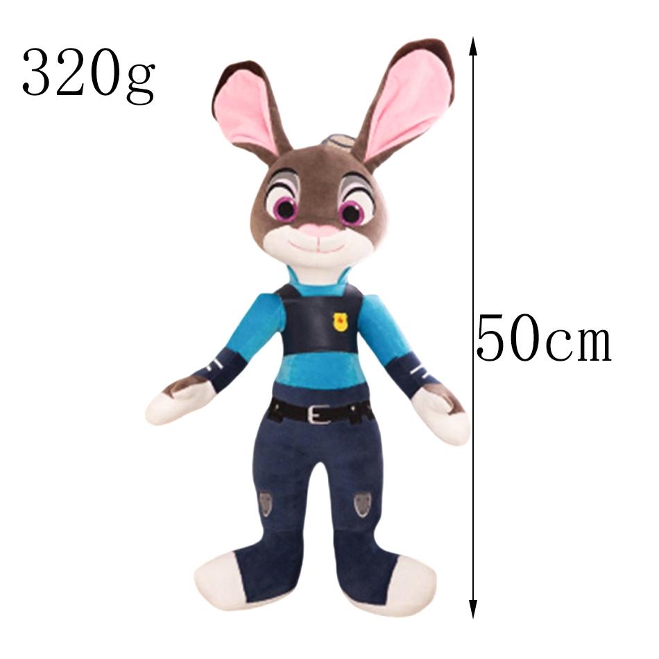 40-50Cm Zootopia Character Nick Wilde Judy Hopps Cartoon Cute Toy Doll Model Birthday Christmas Gift Children Friends for Kid Friendly Entertaining 2
