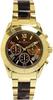 Salvatore Marra Men's Chronograph Watch with Acetate and Two-Tone Strap, 20th Anniversary Limited Edition, Brand Ranking, Gift, SM23105-GDBRGD, Gold a