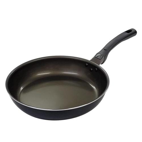 Solaris 28cm Frying Pan with New Coating for Smooth Food Flow, Induction/Gas Compatible