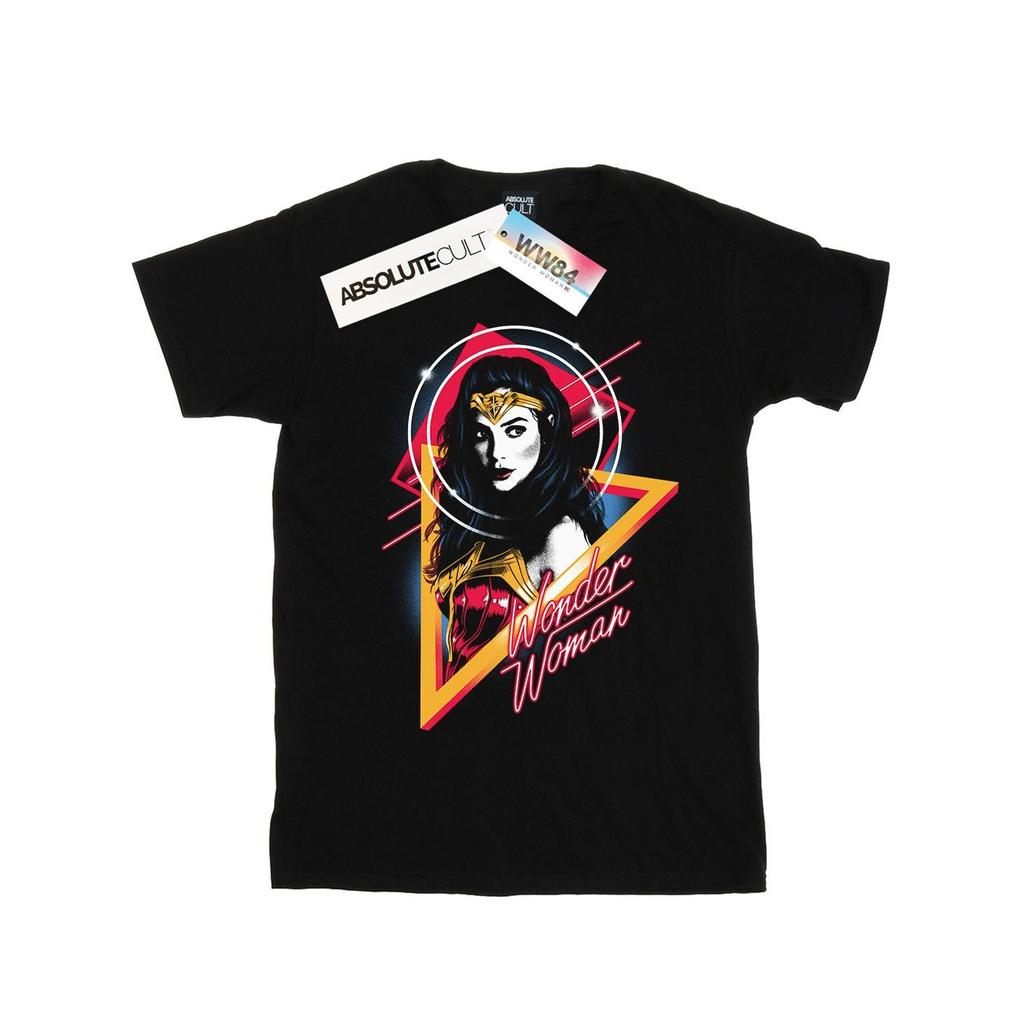 DC Comics Womens/Ladies Wonder Woman 84 Diana 80s Triangle Cotton Boyfriend T-Shirt