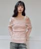 ZEROPLANET Rudy Off-Shoulder Knit [Pink]