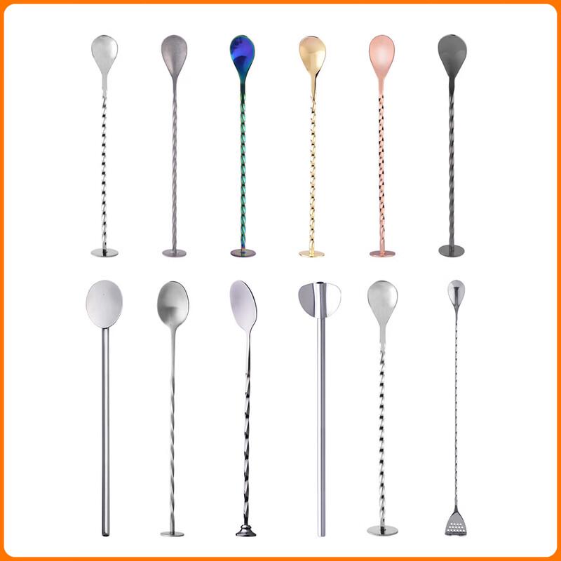 Stainless Steel Cocktail Stirring Spoon