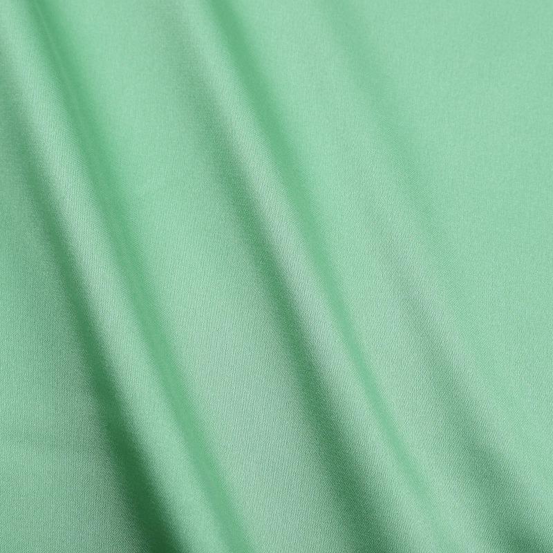 Jaro Podzim Elegantní Jednobarevný Kulatý výstřih Popruh s dlouhým rukávem Rovná trubka Hedvábné Dámské Top halenky a košile