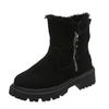 Fashion Ankle Snow Boots Women 2024 Winter Warm Fashion Designer Platform Boots Gladiator Non-slip Short Plush Flats Suede Shoes Mujer