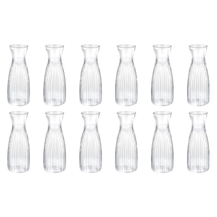 

12Pcs Plastic Bud Vases Small Vases for Centerpieces Mini Flower Vases Bulk for Rustics Wedding Home Table Decorations 1