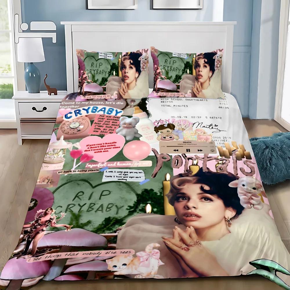 3D Print Melanie Martinez Music Bedding Set Duvet Cover Set With Pillowcase 2/3pcs Comforter Cover Bedroom Decor Microfiber