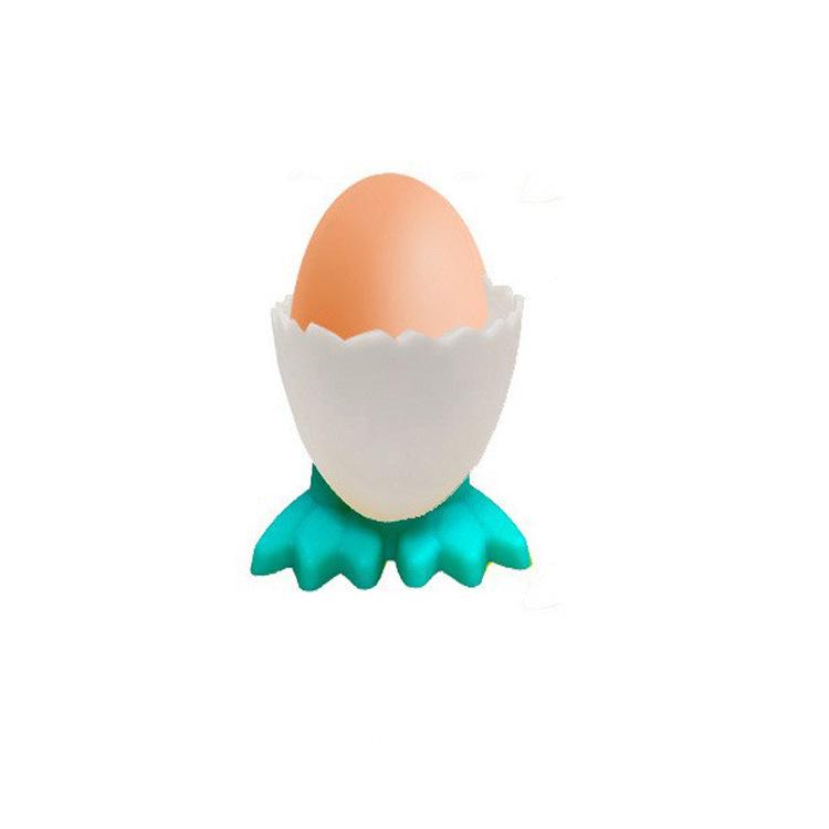 Cross-border Plastic Egg Holder Household Children's Cartoon Plastic Egg Cup Holder Cute Fun Chick Tall Egg Holder Cup