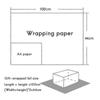 Christmas Birthday Party Wrapping Paper Sheets - 5 Papers Included