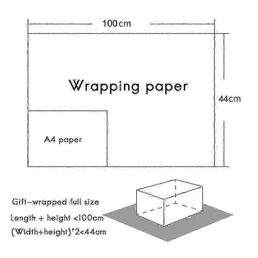 Christmas Birthday Party Wrapping Paper Sheets - 5 Papers Included