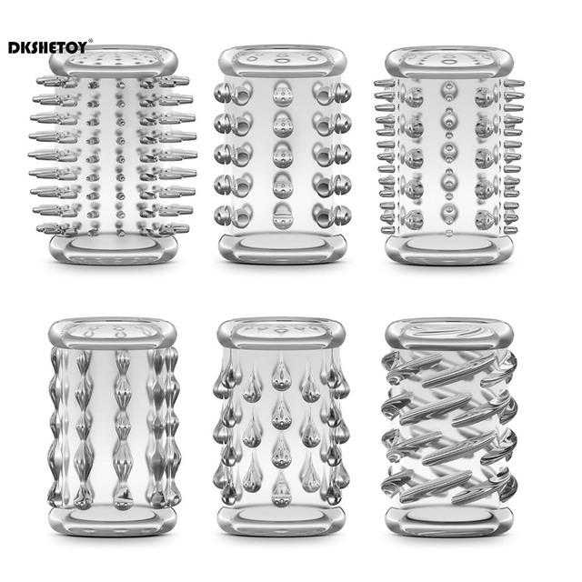 G Point Stimulation Finger Sleeves Reusable Condom Clitoris Massage Sex Toys For Women Penis Rings Sex Delay Couples Adult
