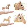 Wildpferd & Pferd Figurenset für das kognitive Spiel von Kindern