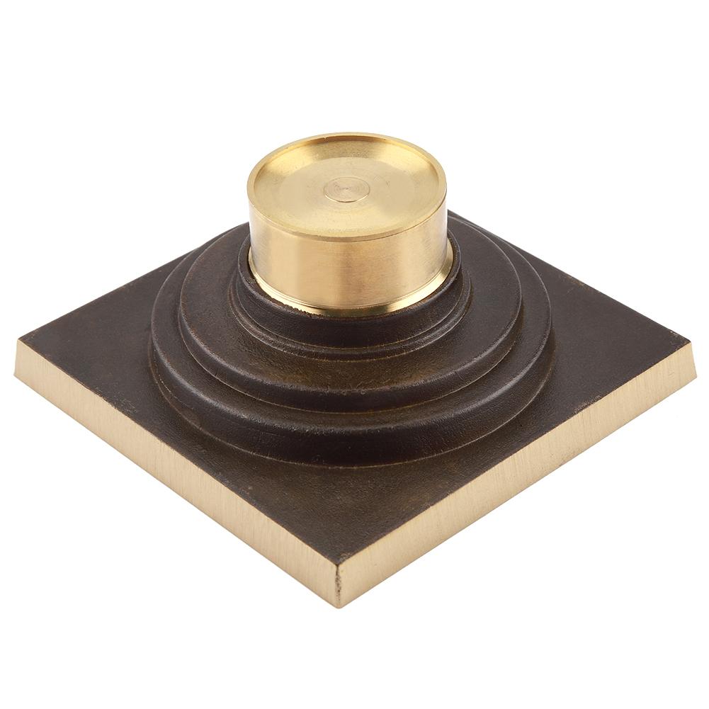 Antique Brass 10cm Shower Floor Drain Bathroom Waste Drain Strainer Cover Grate(#3)