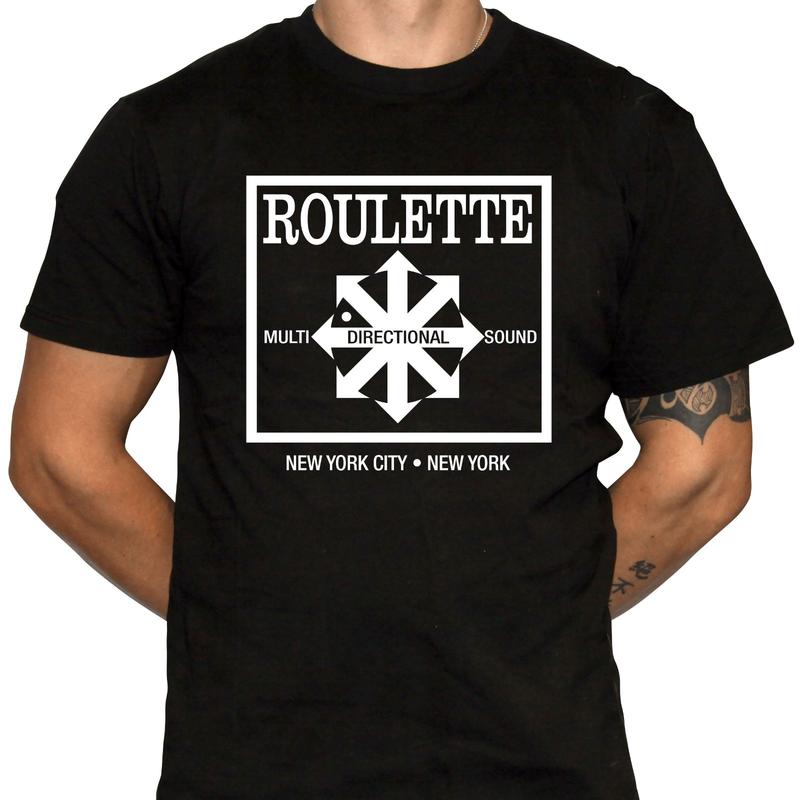 

Roulette Records T-Shirt - Defunct Record Label - Unisex T-Shirt L