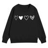 Kinder Langarm Lockerer Pullover Buchstabenaufdruck Rundhals Sweatshirt
