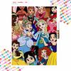 Disney Diamond Painting Kit, 5D Princess Characters Wall Decor Art Gift for Living Room, Bedroom, Study Room Etc.