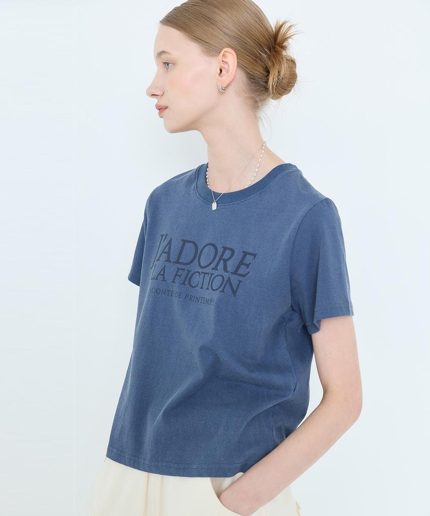 LARTIGENT L4 Pigment Jadore T-Shirt(Navy)