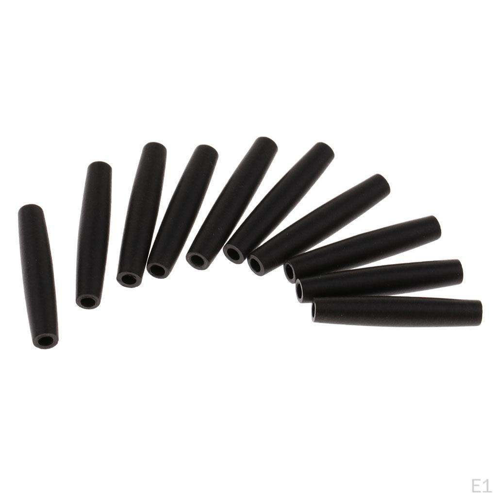 10Pcs/Pack Tenor Alto Connection Shaft Joint Rods DIY - 26mm, Black
