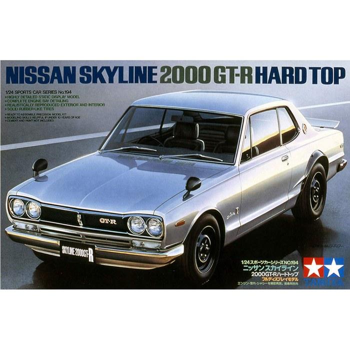 Tamiya 1/24 Sports Car Series No.194 Nissan Skyline 2000 GT-R Hardtop Plastic Model 24194
