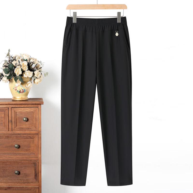 TUCANO Women's Summer High-Waist Straight-Leg Cropped Casual Pants