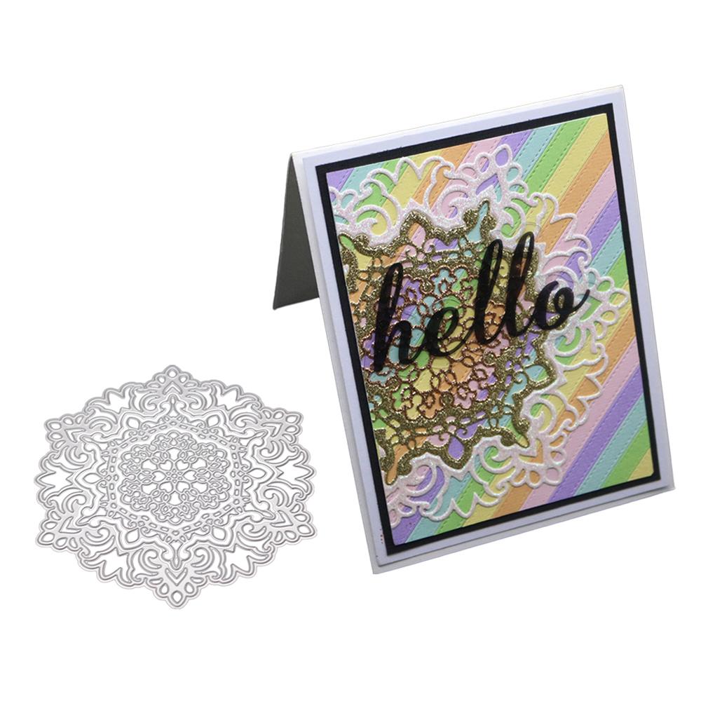 New Invitation Lace Frame Carbon steel Die Cutting Dies Scrapbooking ...
