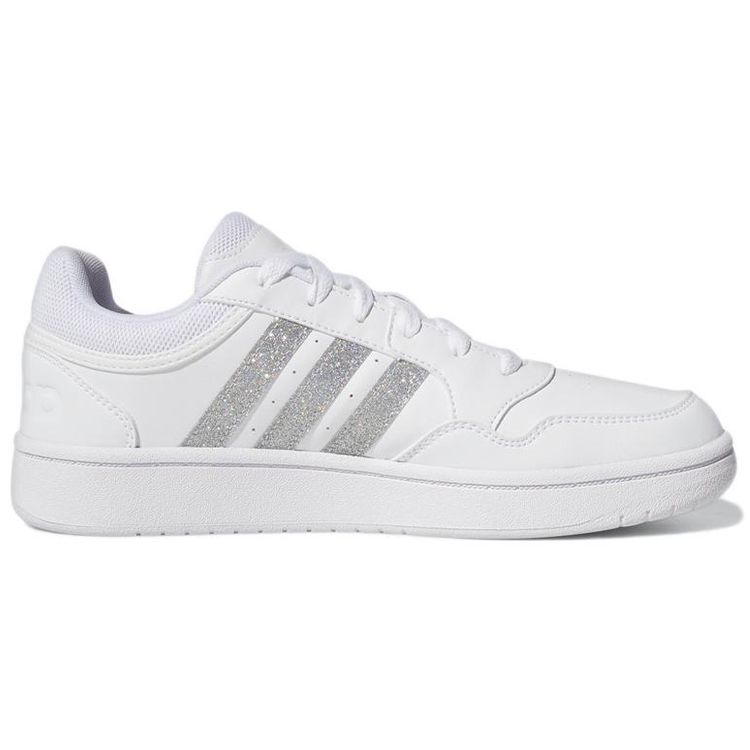 Adidas Neo Hoops 3.0 Comfortable Durable Low-Top Skate Shoes Women Sneakers White GY1912