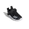 Adidas Rapidafle Abrasion Resistant Breathable Low top Toddler Shoes Black White Infant And Toddler G28706