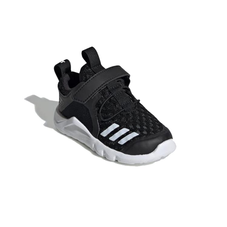 Adidas Rapidafle Abrasion Resistant Breathable Low top Toddler Shoes Black White Infant And Toddler G28706