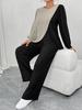 Women's European & American Two-Piece Long-Sleeve Pant Set for Autumn/Winter