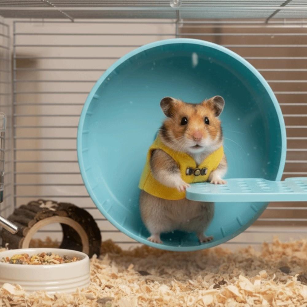 Retro-Schnalle Hamsterweste Ärmellos Kleintierjacke Gemütliche Hamsterjacke Foto-Outfit