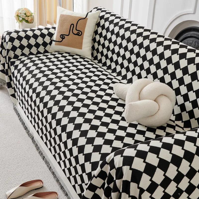 Sofa Cover Cloth Towel All Seasons Universal Cushion Blanket One-piece Sofa Cover Non-slip Cover Towel Full Cover Cushion