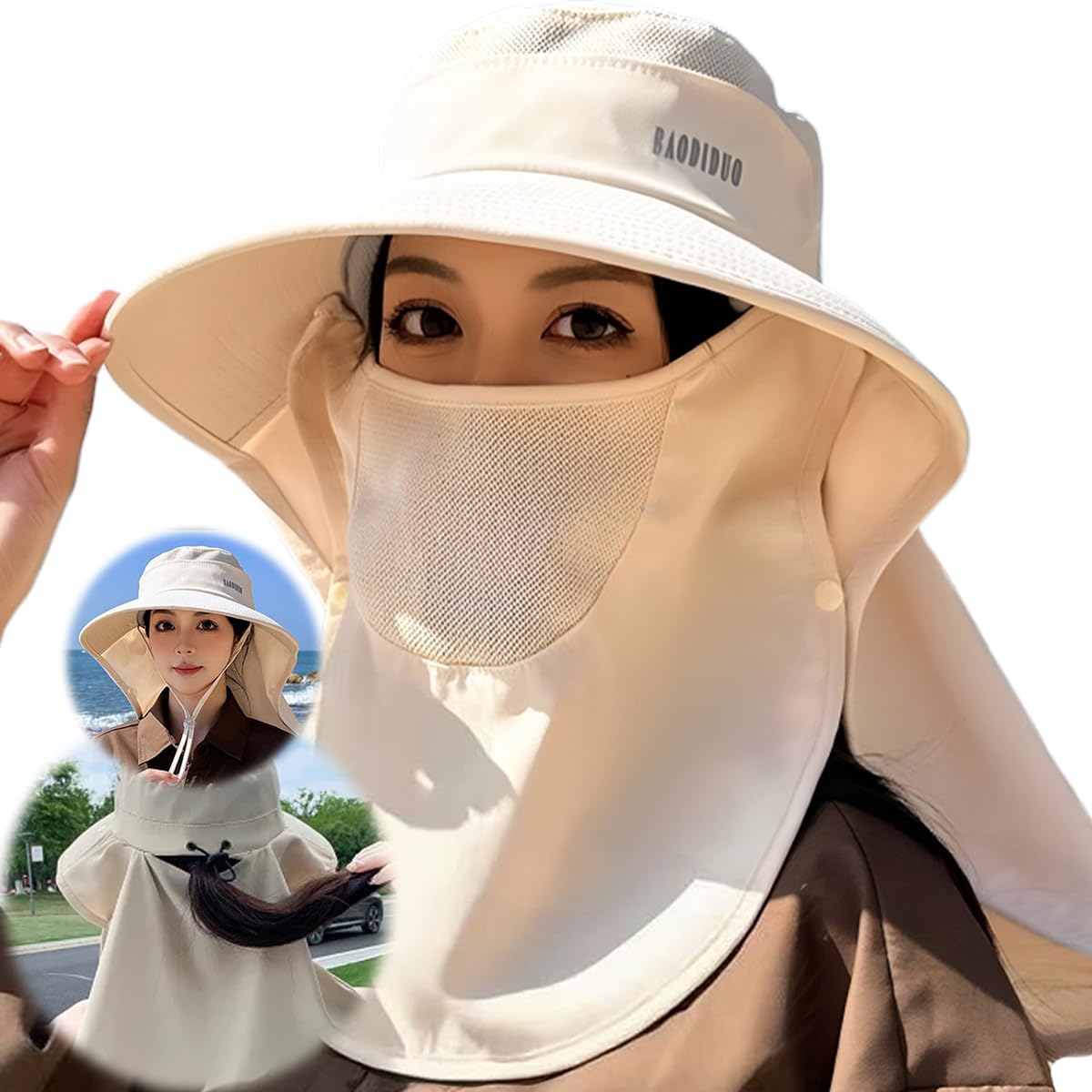 

Защита от УФ-лучей Защита от солнца Лицо Защита от солнца на 360 градусов Защита от УФ-лучей до солнца Полная защита от воды В комплекте маленькая горная ферма Для осеннего покрытия [ЛУЮЛАКИ]