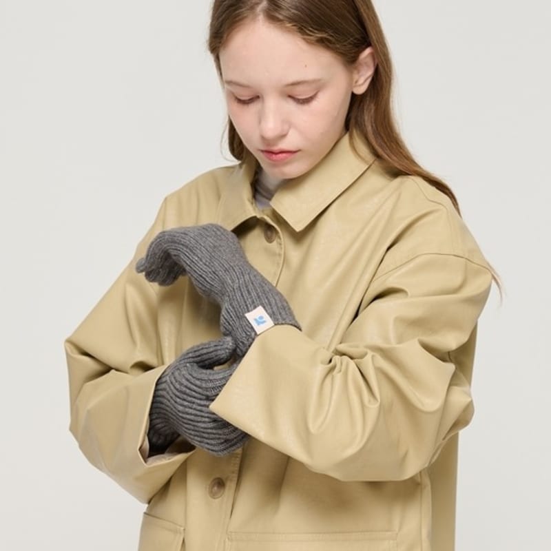 ROIDESROIS [1+1] Soft Fingerhole Long Knit Gloves (10 Colors)
