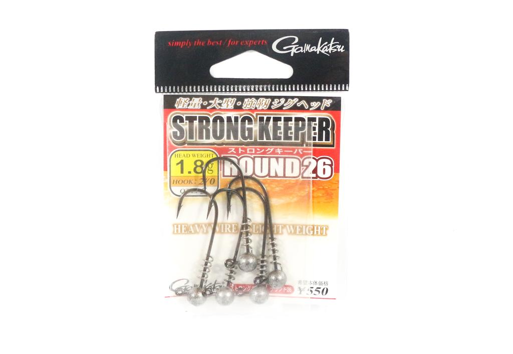 Sale Gamakatsu 68186 Jig Head Strong Keeper Round 26 1.8 Grams Size 2/0 (1392)