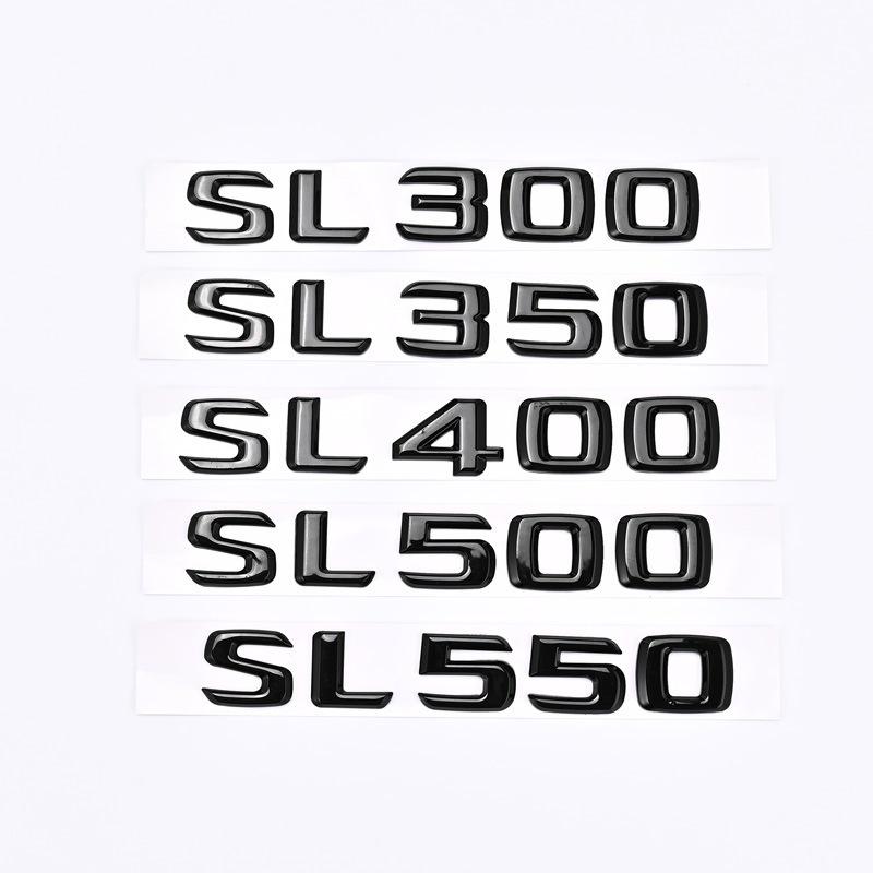 Compatible with Older Mercedes-Benz Models: SL300, SL350, SL400, SL500, SL550 - Rear Tail Logo Modification